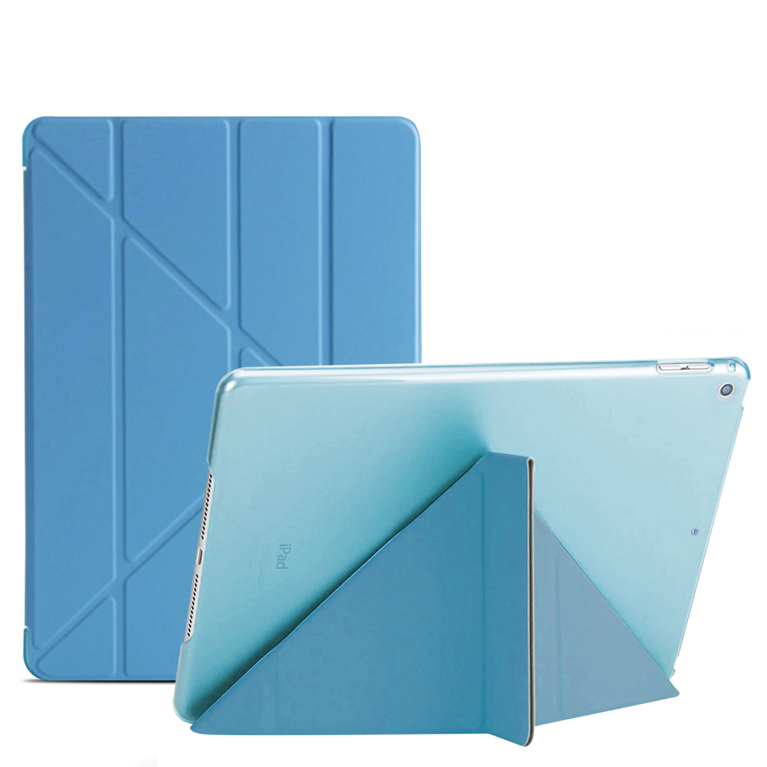 Apple iPad 9 7 2018 Kılıf CaseUp Origami Mavi
